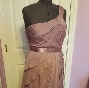 Lavender Chiffon Adrianna Papell Full LengthFormal